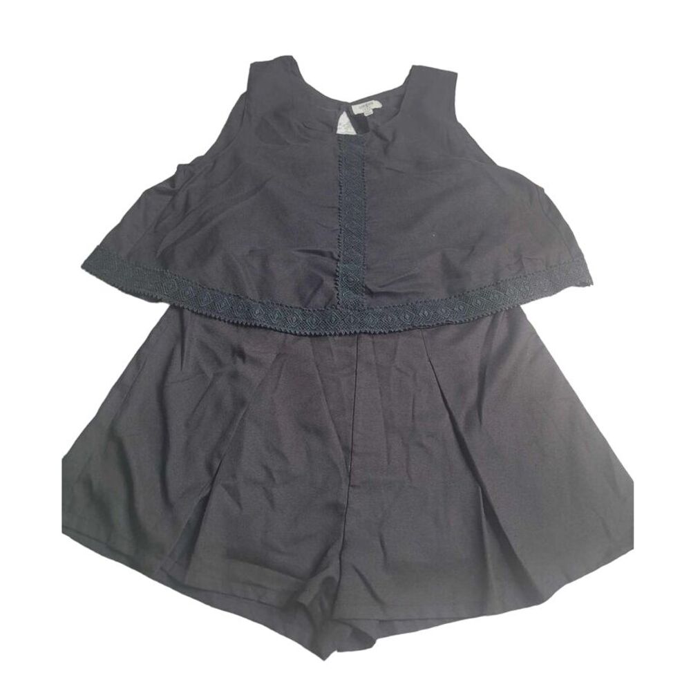 3317 Umgee Black Romper Women's‎ Medium